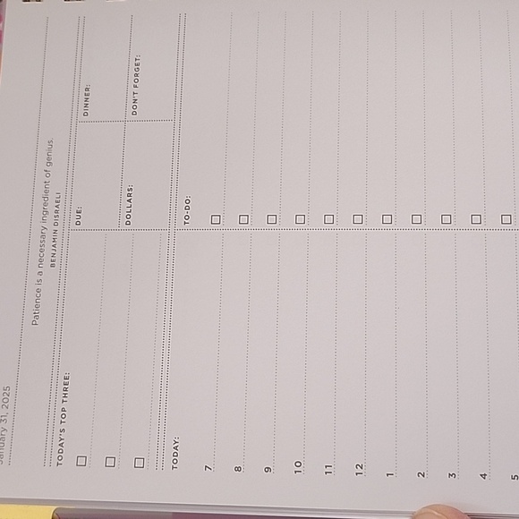 SPIRAL BOUND DAY DESIGNER PLANNER FOR 2025 ~ NIB - Picture 4 of 6